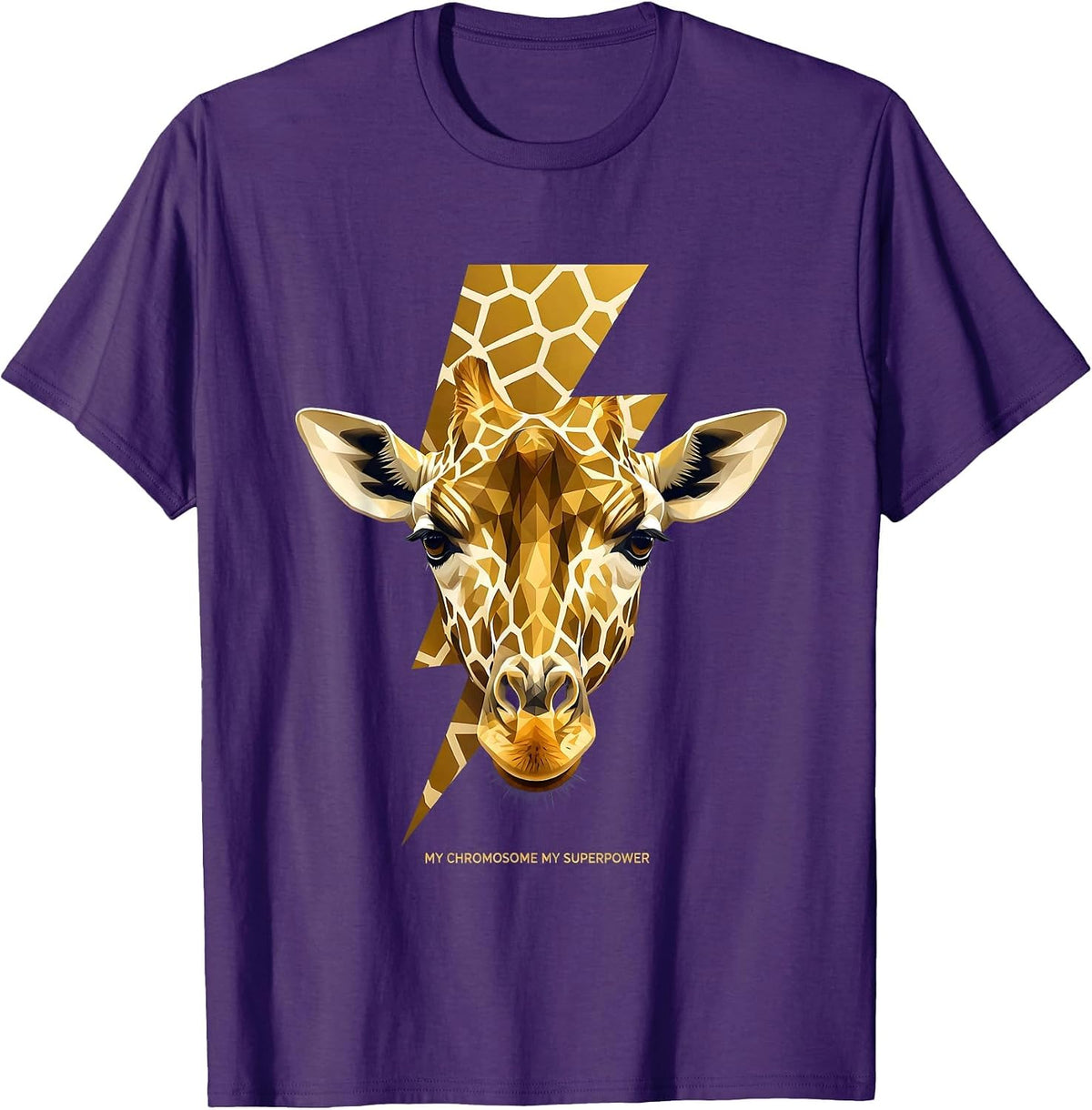 Men's My Chromosome My Superpower Down Syndrome Awareness T-Shirt - Purple