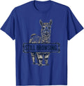 Still Browsing Funny Llama Alpaca Pun Humor Novelty Gift T-Shirt - Royal Blue