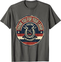 Thank You For Your Labor, Friend Distressed Patriotic Union T-Shirt - Asphalt Grey