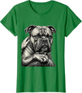 Women's Pittie Dog Mom Sentimental Pitbull Lover Pride T-Shirt - Kelly Green