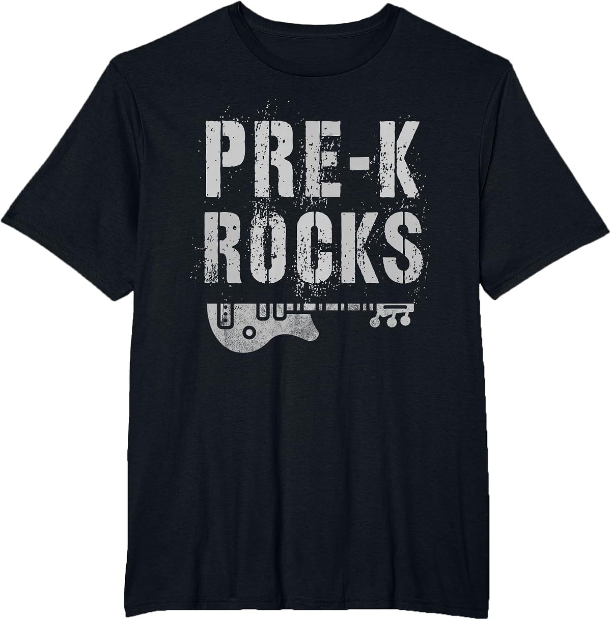 PRE-K Rocks Teacher Cute Little Rockstar Team Ready to Crush T-Shirt - Black