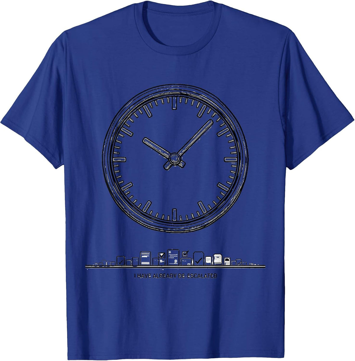 Men's I Have Already De-Escalated Funny Special Education Teacher T-Shirt - Royal Blue