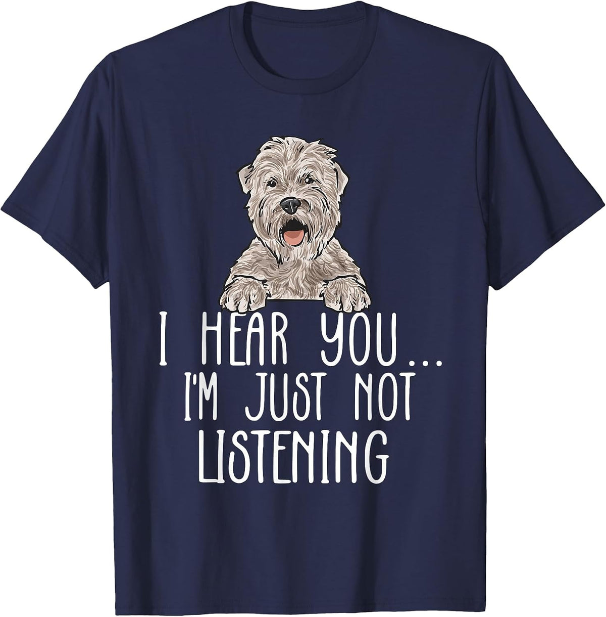 Wheaten Terrier Soft Coated Wheaten Terrier T-Shirt - Navy Blue