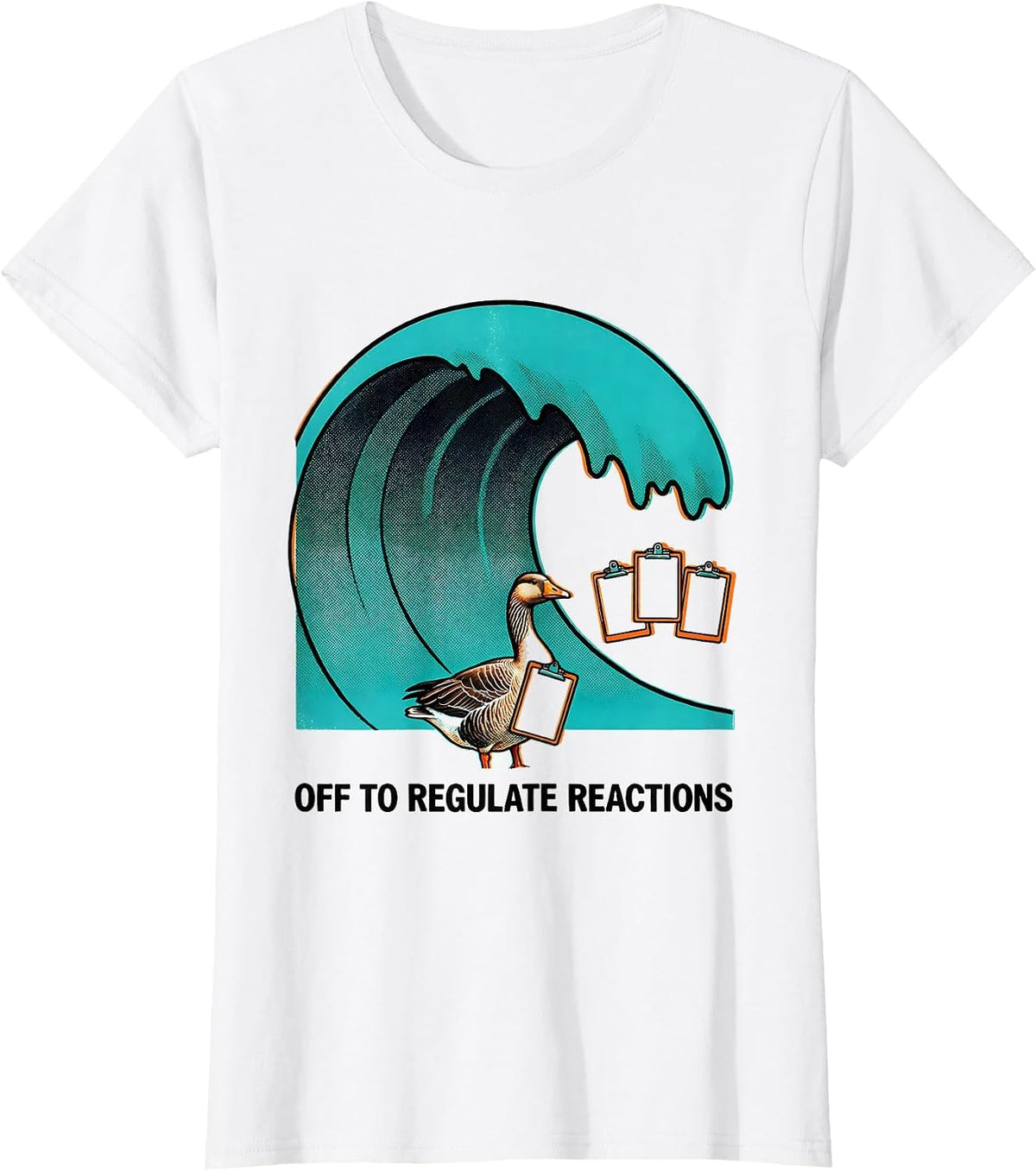 Off To Regulate Reactions Funny Mental Health Counselor T-Shirt - White