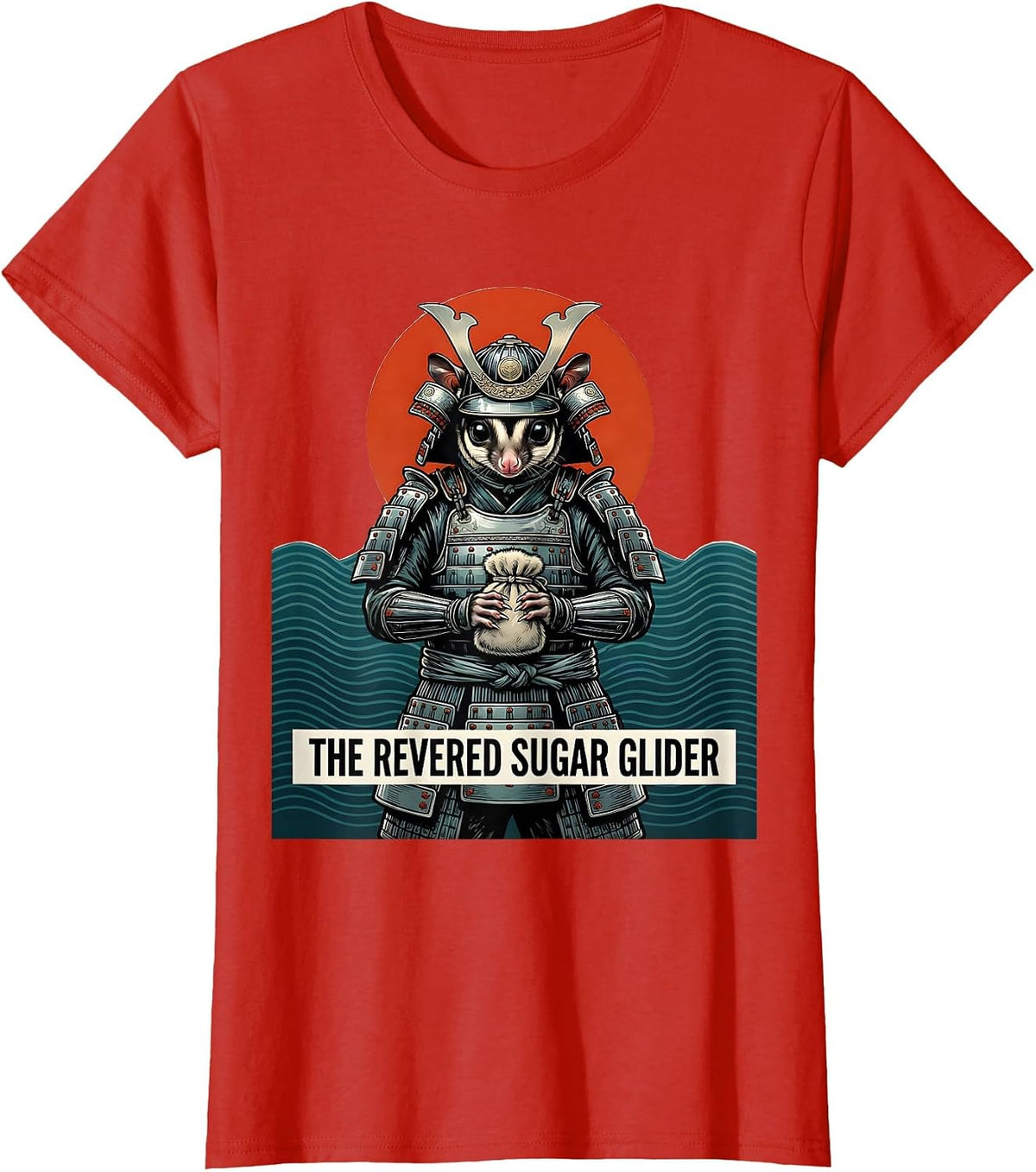 The Revered Sugar Glider Funny Anime Japanese Pop Culture T-Shirt - Red
