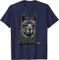 I Alpaca Picnic Funny Alpaca Lover Casual Gift T-Shirt - Navy Blue