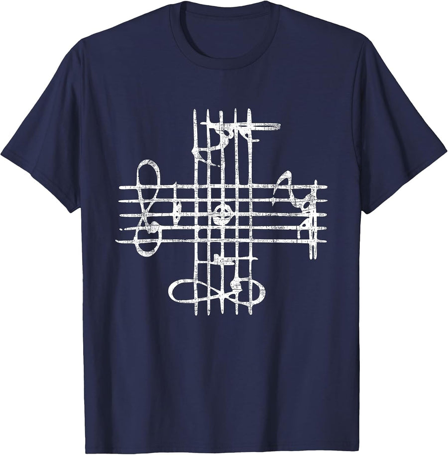 Johann Sebastian Bach Classical Music Composer Teacher T-Shirt - Navy Blue