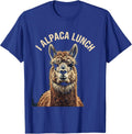 I Alpaca Lunch Vintage Funny Alpaca Lover Gift T-Shirt - Royal Blue