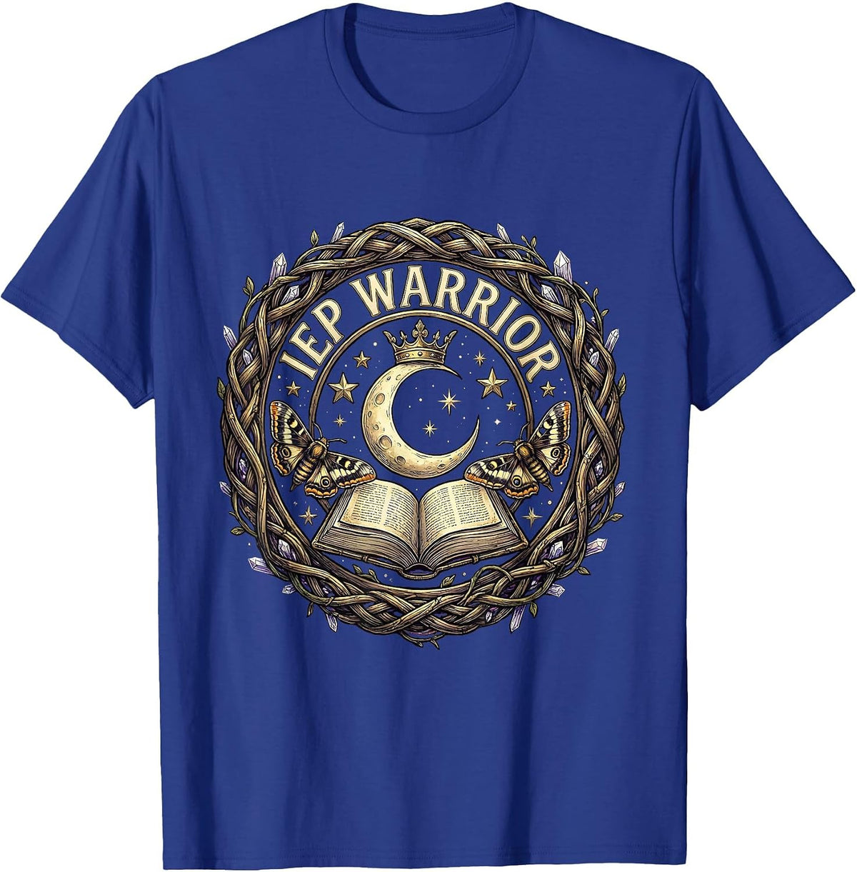 IEP Warrior Special Education Teacher Design T-Shirt - Royal Blue