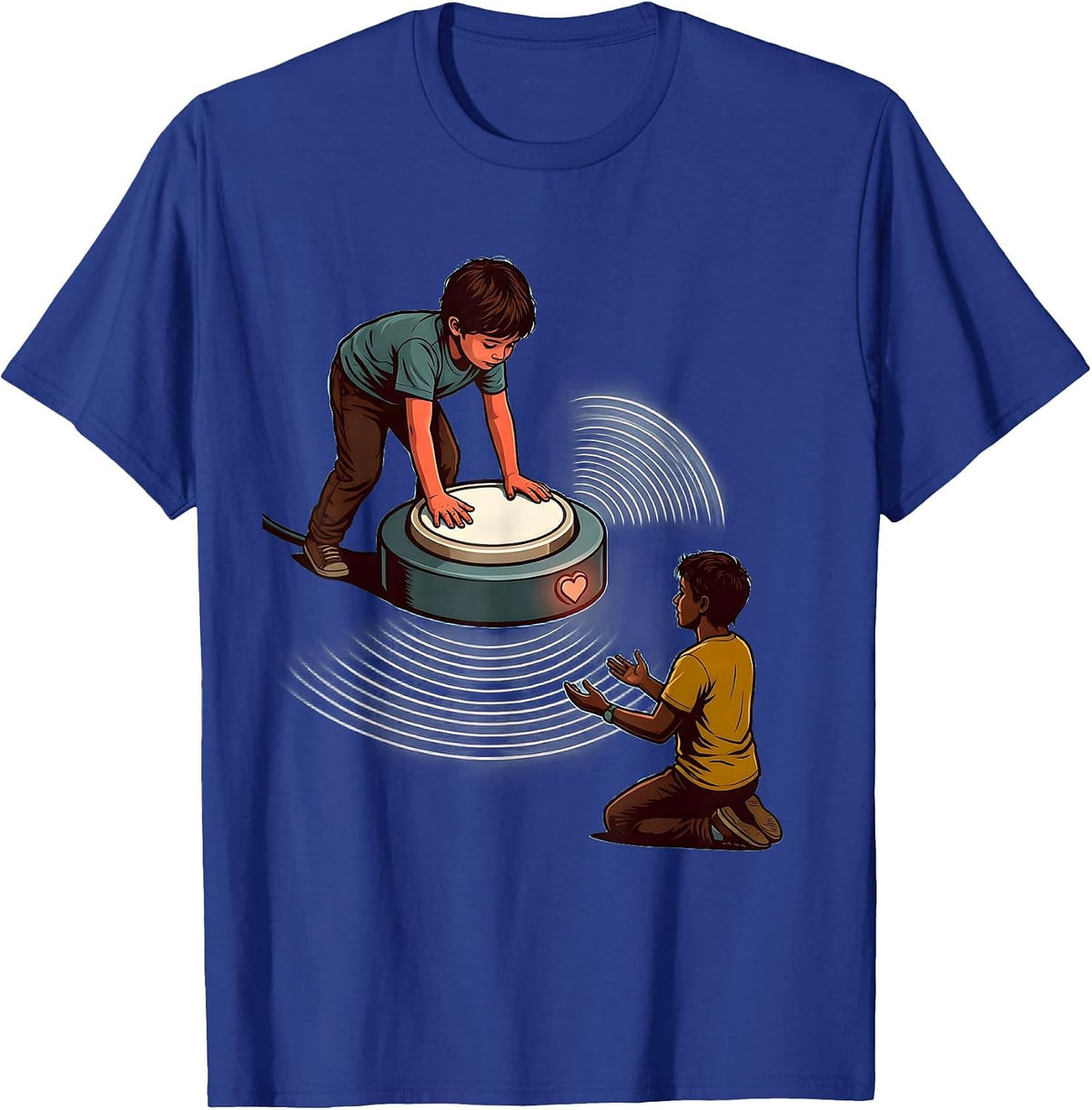 Communication Switch AAC SLP SPED Teacher Resource T-Shirt - Royal Blue