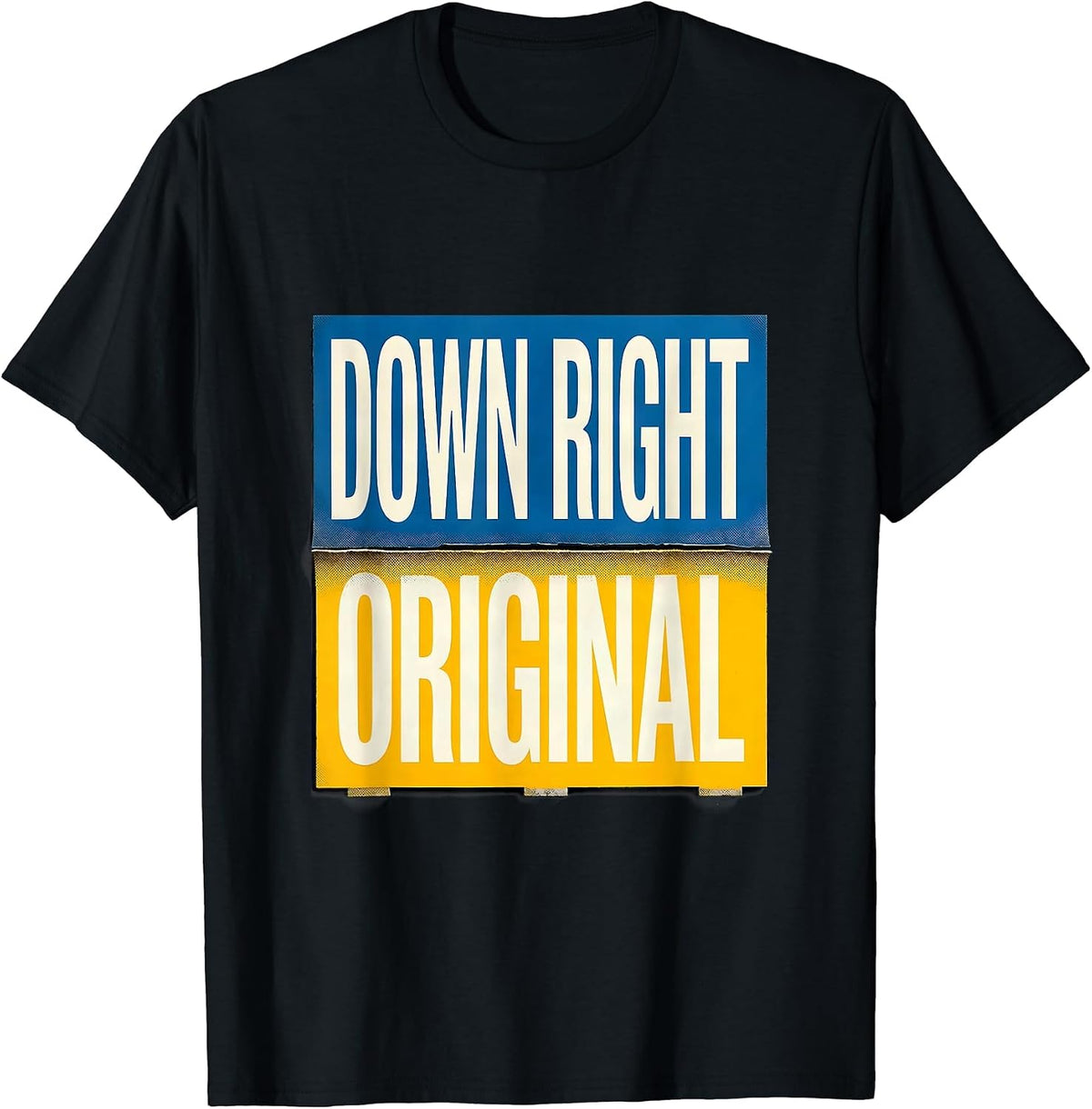Men's Down Right Original Heartfelt Down Syndrome Awareness Family T-Shirt - Black