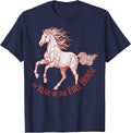 The Year of The Fire Horse 2026 Celebration T-Shirt - Navy Blue