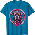 Pit Bull King Crown Bandana Streetwear Graphic T-Shirt - Sapphire Blue