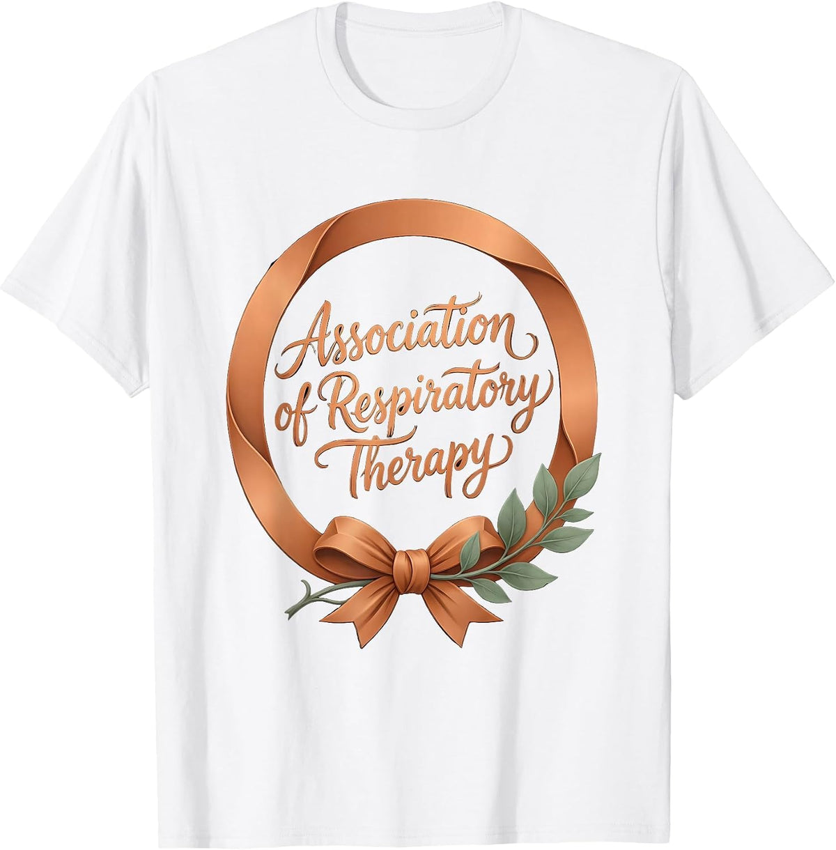 Men's Association of Respiratory Therapy Boho RT Care Week Gift T-Shirt - White