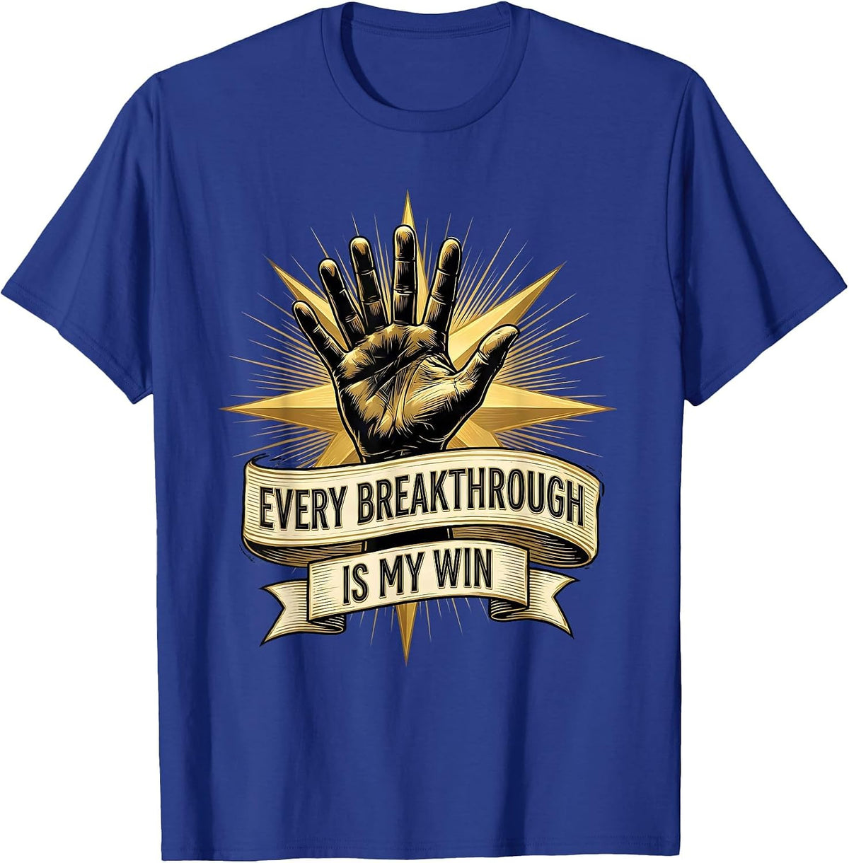 Every Breakthrough Is My Win Special Education Teacher T-Shirt - Royal Blue