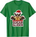 Men's All I Want For Christmas Is A Sugar Glider Funny T-Shirt - Kelly Green