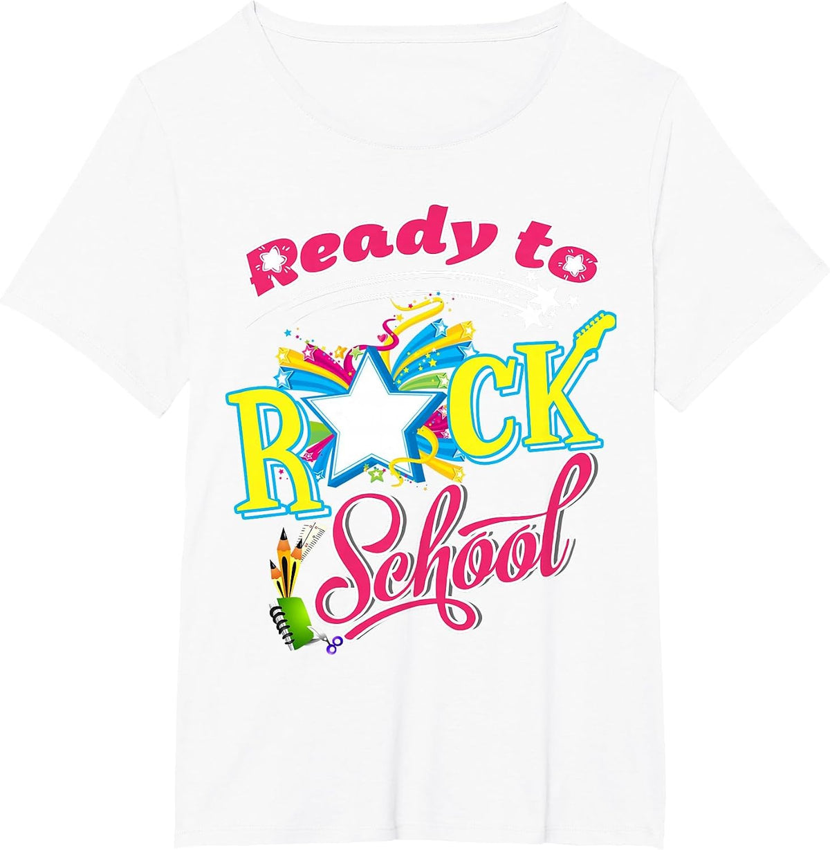 Ready to Rock School Shirt - Students and Teachers T-Shirt - White