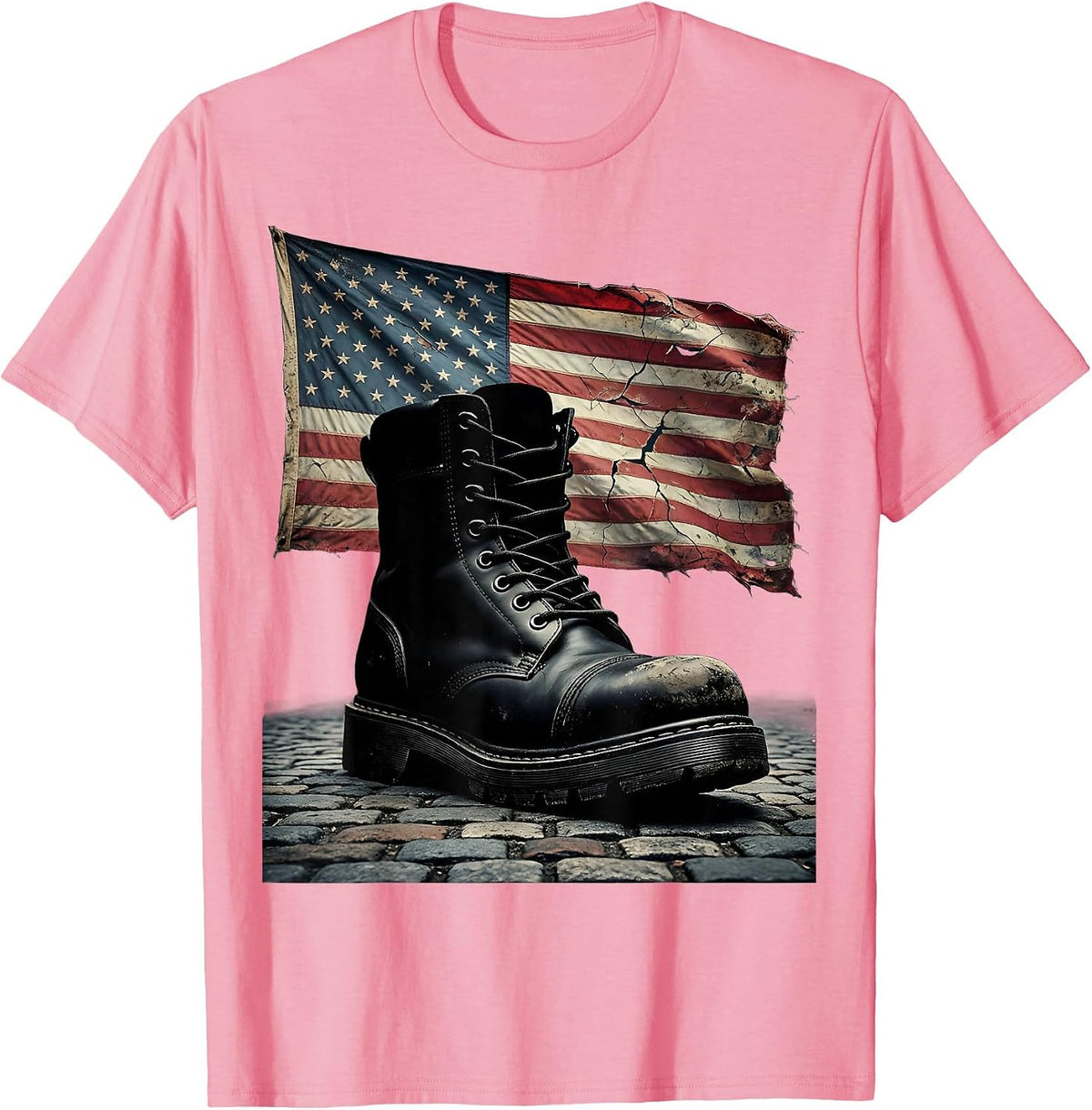 Men's We The People Worn Boot City Street Graphic T-Shirt - Pink
