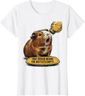 Women's That Wheek Means The Bottle's Empty Funny Guinea Pig Lover T-Shirt - White