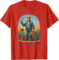 Blue Collar Forever Proud Labor Day Design T-Shirt - Red