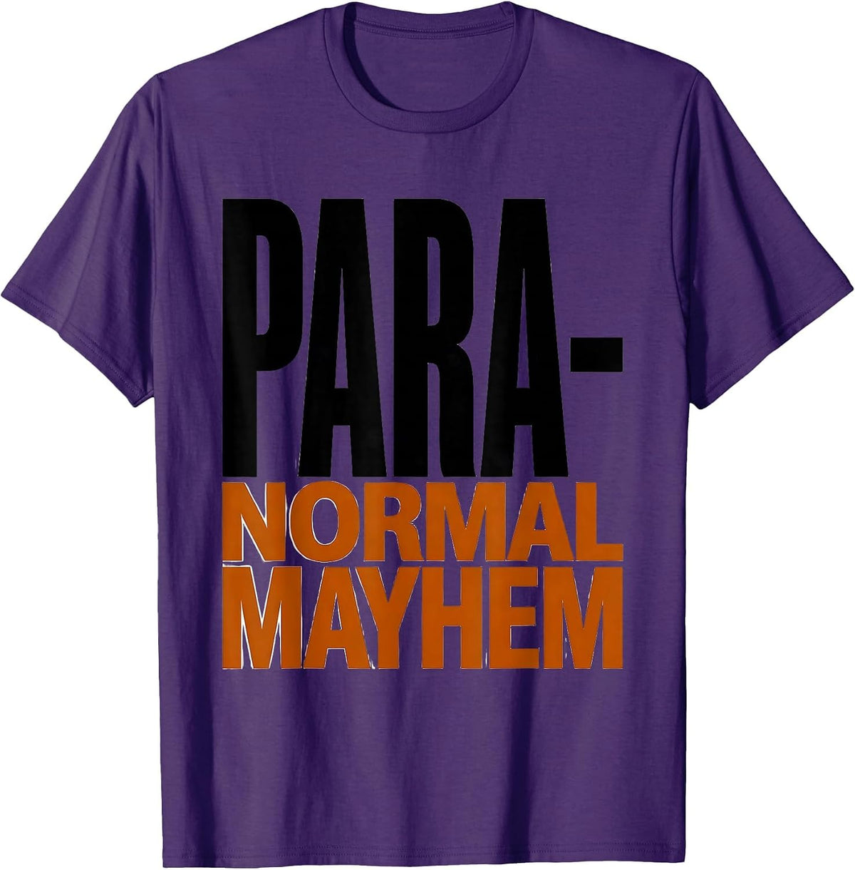 Para-Normal Mayhem Funny Paraprofessional SPED Teacher Gift T-Shirt - Purple