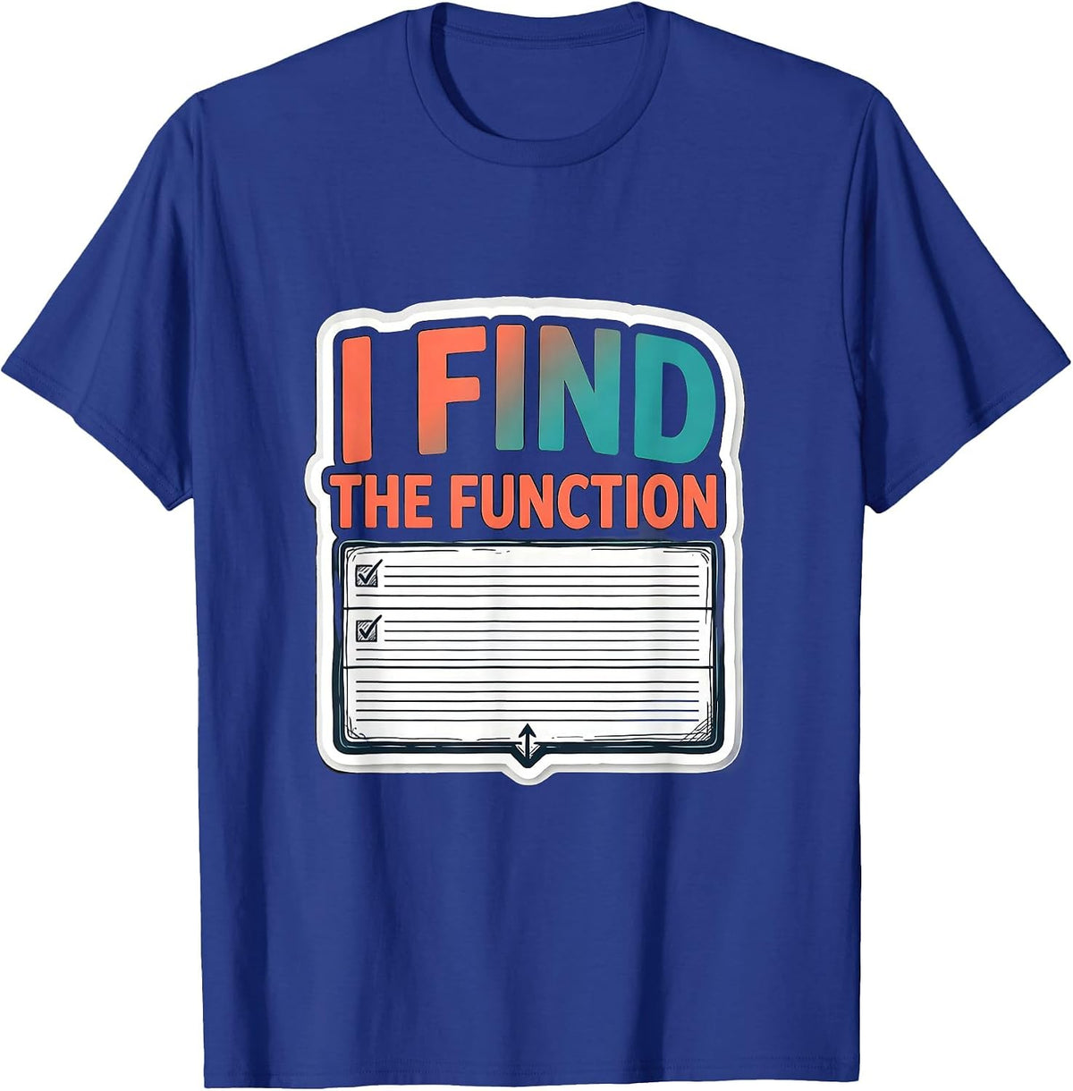 Men's I Find The Function Funny Special Education Teacher SPED T-Shirt - Royal Blue
