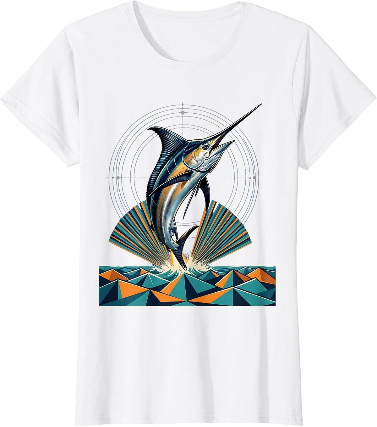 Women's Gulf of America Mahi-Mahi Explosion Graphic T-Shirt - White