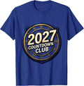 2027 Countdown Club New Years Eve Family Matching Party T-Shirt - Royal Blue