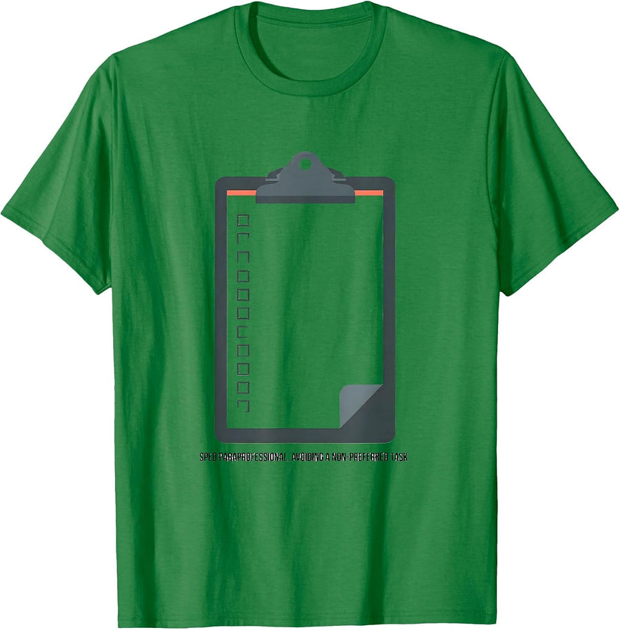 Men's SPED Paraprofessional, Avoiding A Non-Preferred Task Teacher T-Shirt - Kelly Green
