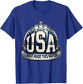 Labor Made This Nation Stars Stripes Pride T-Shirt - Royal Blue
