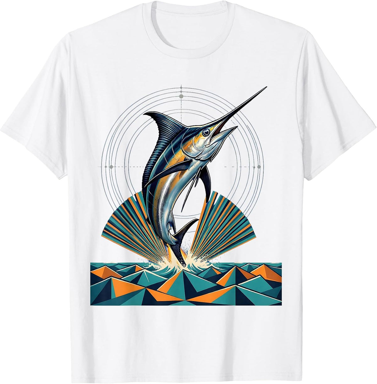 Men's Gulf of America Mahi-Mahi Explosion Graphic T-Shirt - White