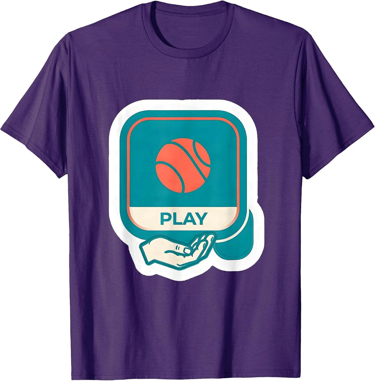 Play Whimsical AAC Speech Therapy SLP Teacher Resource T-Shirt - Purple