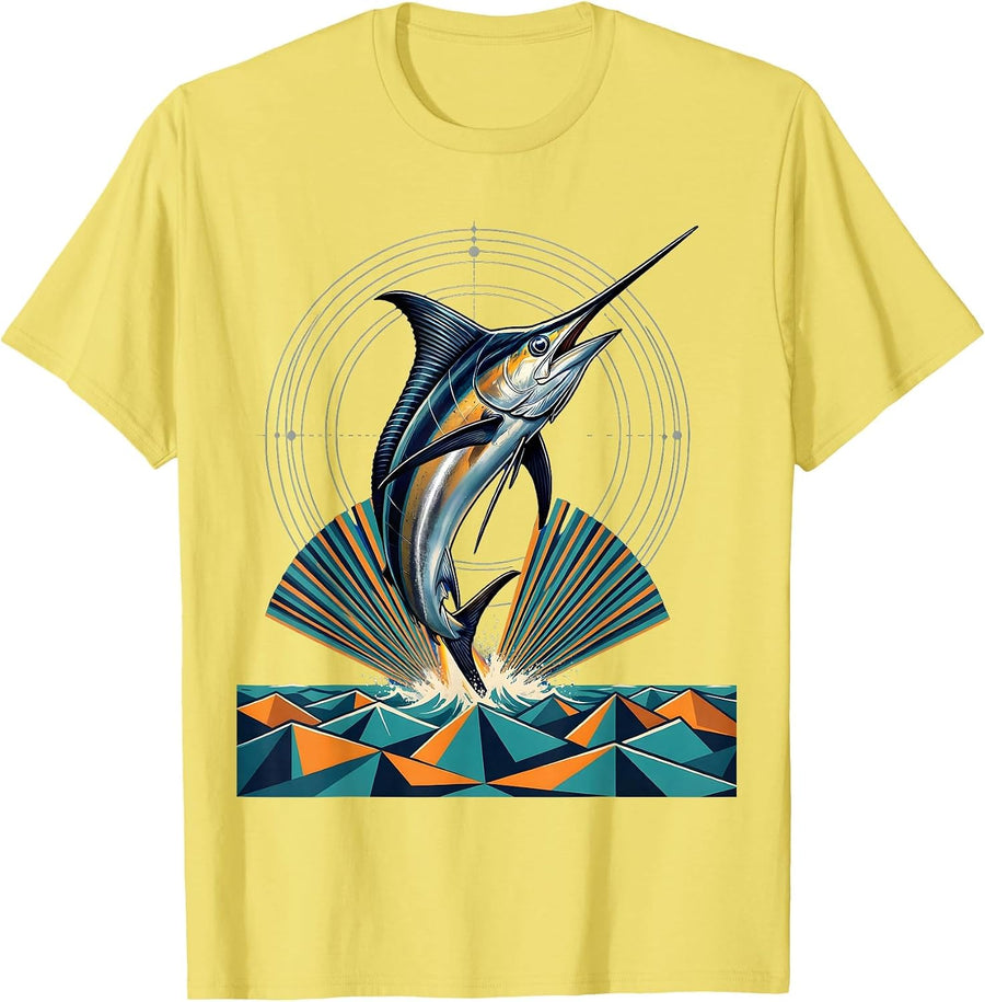 Men's Gulf of America Mahi-Mahi Explosion Graphic T-Shirt - Lemon Yellow