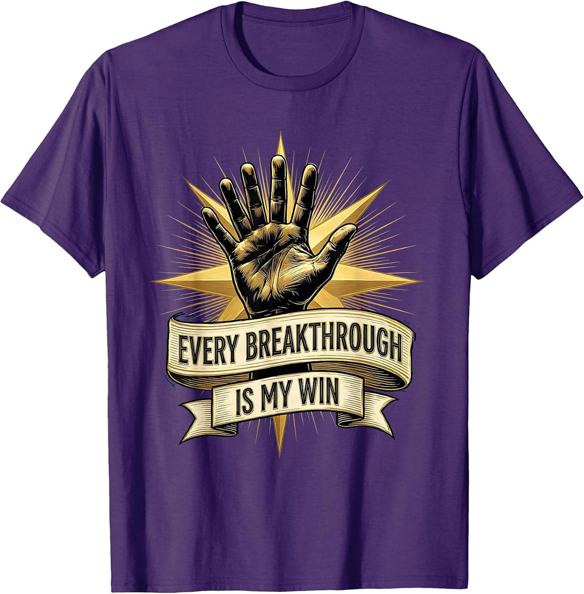 Every Breakthrough Is My Win Special Education Teacher T-Shirt - Purple