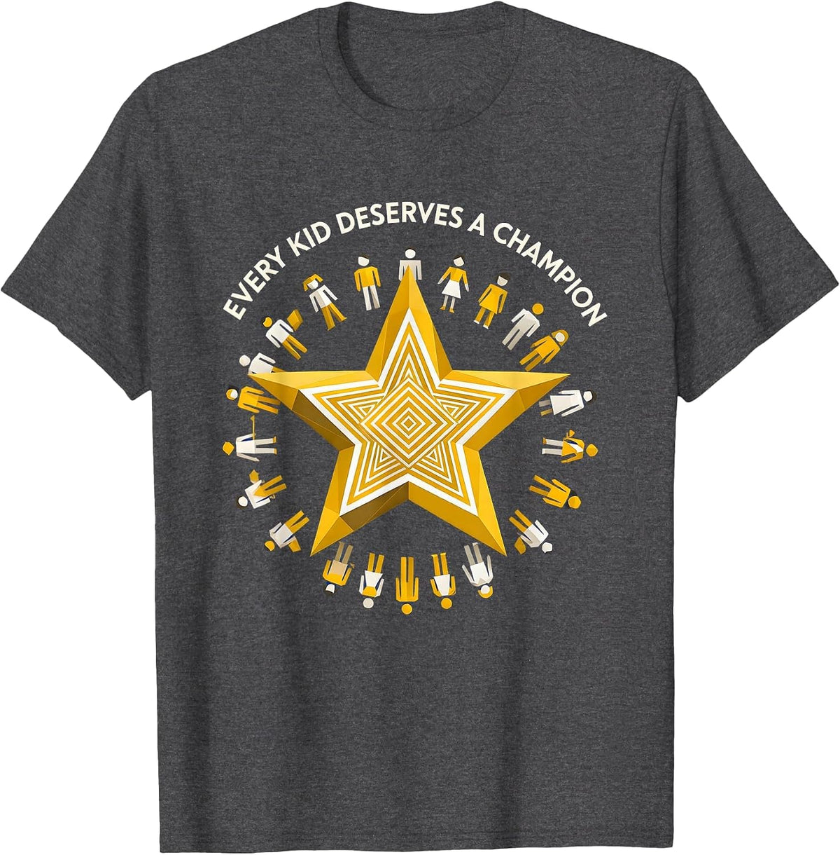 Every Kid Deserves A Champion Sped Teacher T-Shirt - Dark Heather Grey