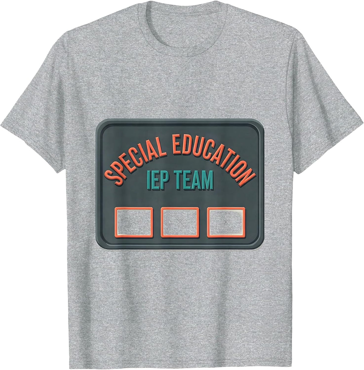 Men's Special Education IEP Team Retro Dream Team SPED Teacher T-Shirt - Heather Grey
