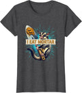 Women's I Eat Mortar Surreal Sugar Glider Funny Cat Meme Internet T-Shirt - Dark Heather Grey