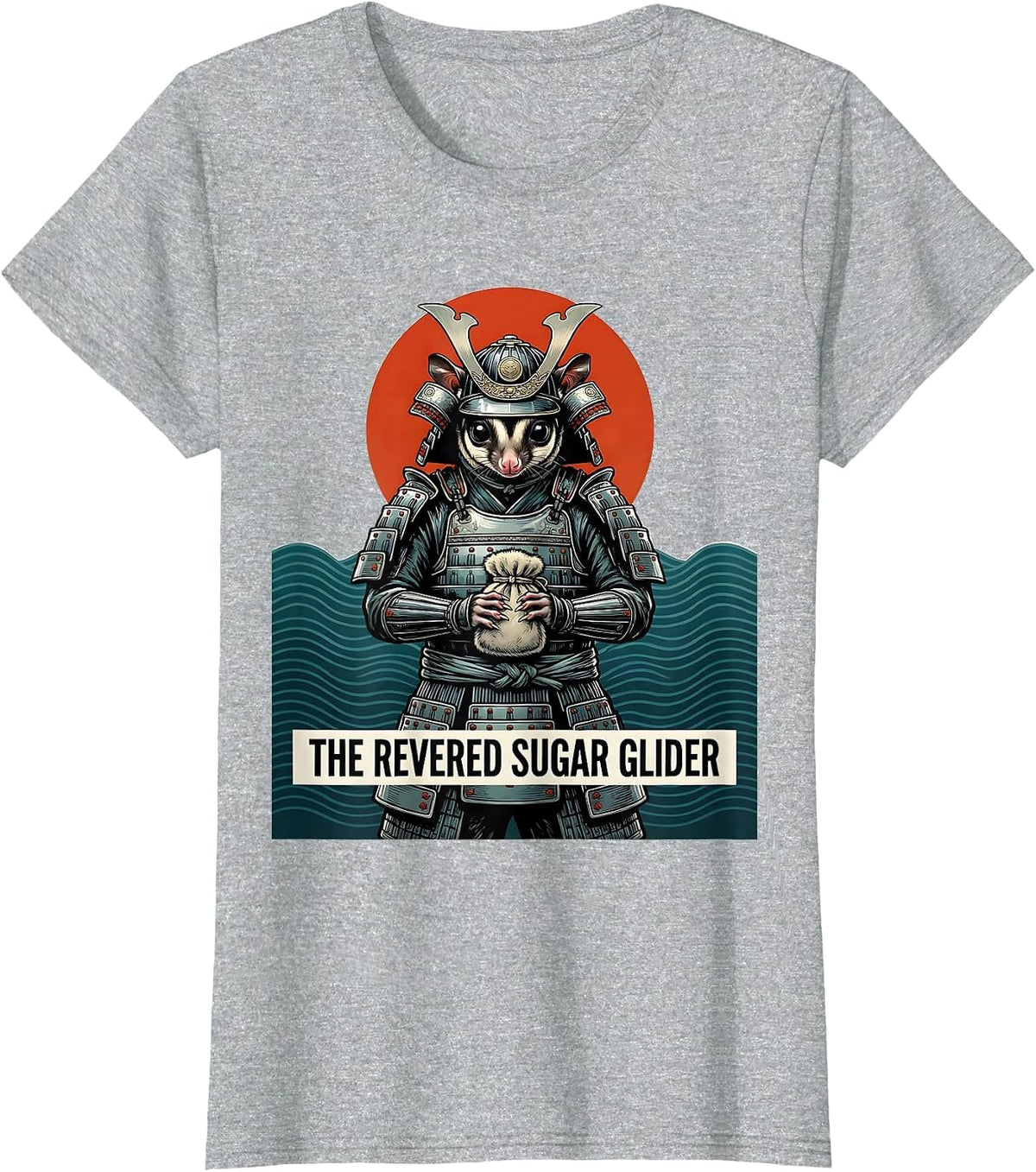 The Revered Sugar Glider Funny Anime Japanese Pop Culture T-Shirt - Heather Grey