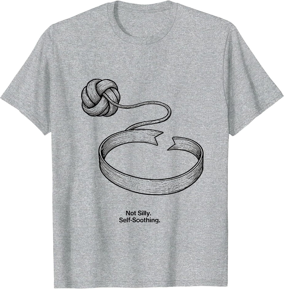 Men's Not Silly Self-Soothing Special Education Teacher Autism T-Shirt - Heather Grey