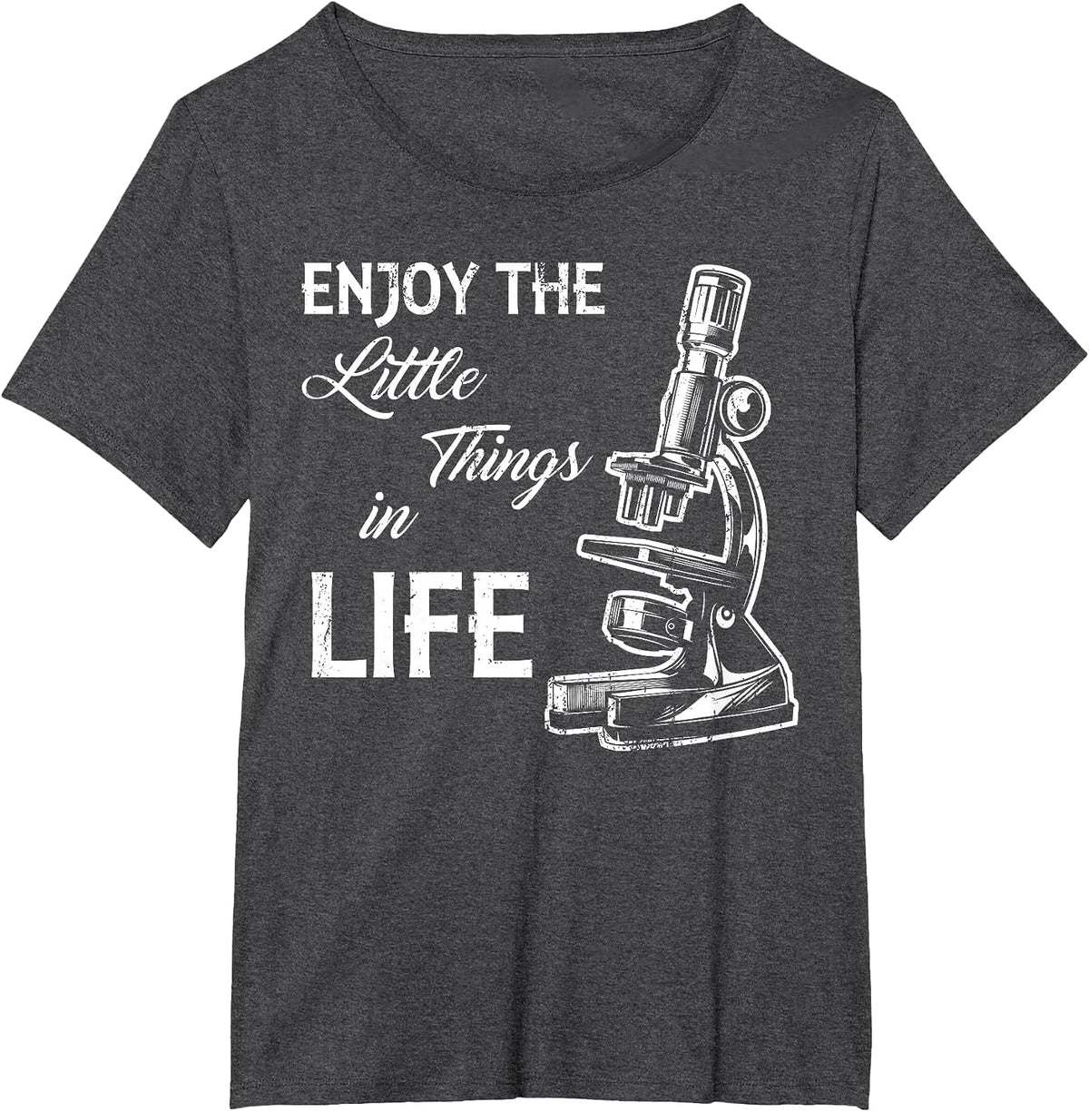 Biology Teacher Science Microbiology Scientist Biology T-Shirt - Dark Heather Grey