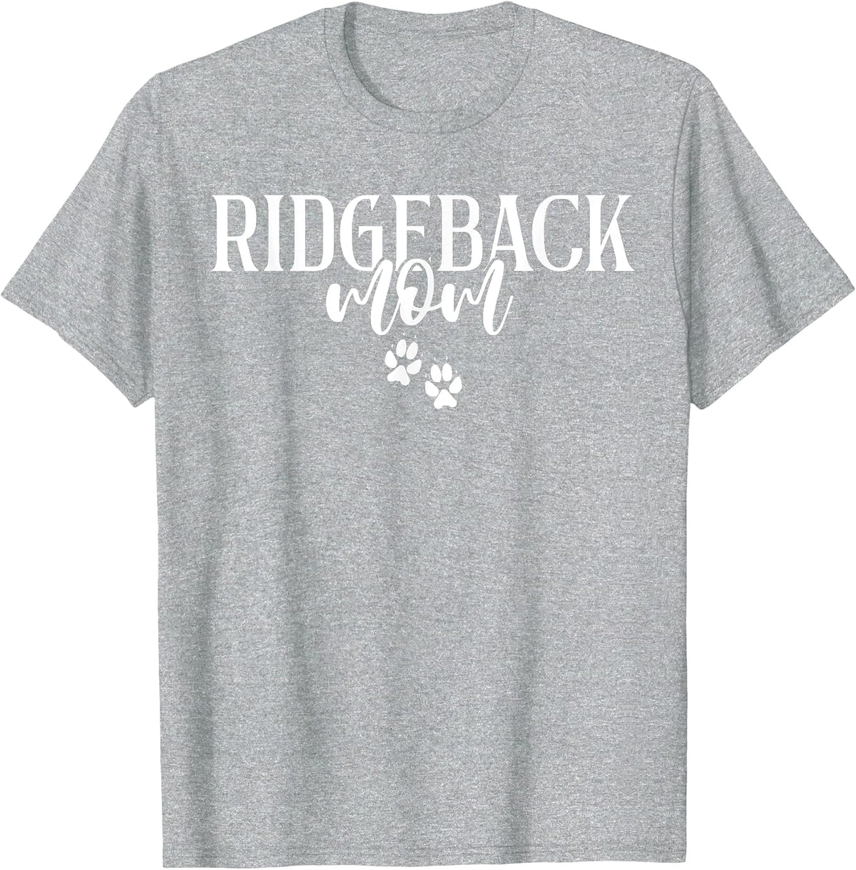 Rhodesian Ridgeback Mom T-Shirt - Heather Grey
