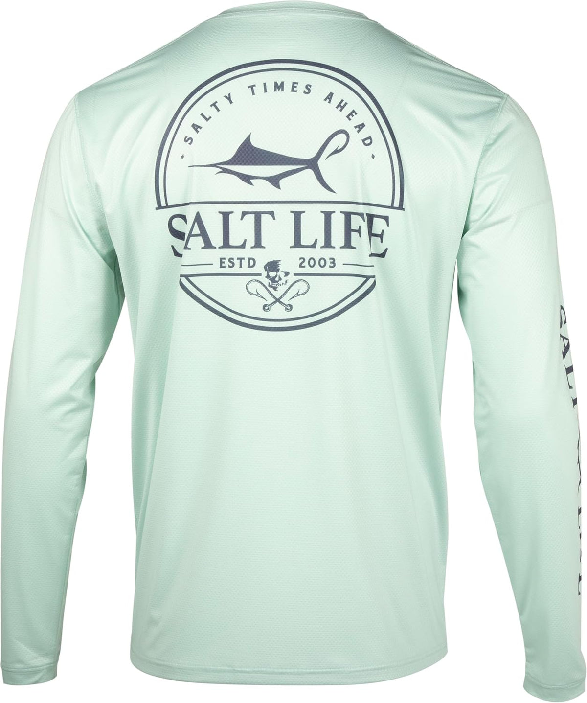 Salt Life Men's Salt Life Dragnet Long Sleeve Performance Tee - Fresh Mint