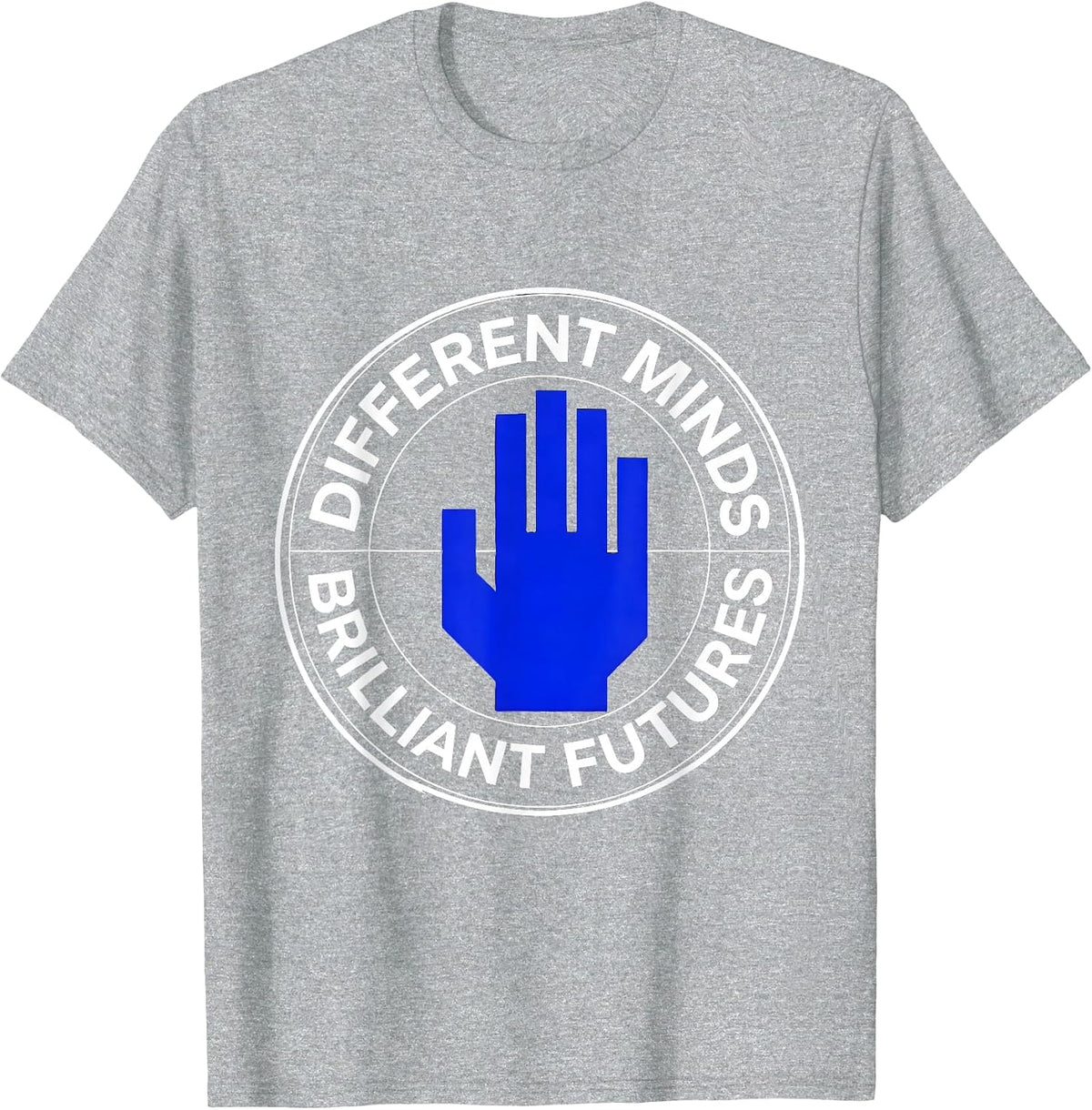 Men's Different Minds Brilliant Futures Special Ed Teacher T-Shirt - Heather Grey