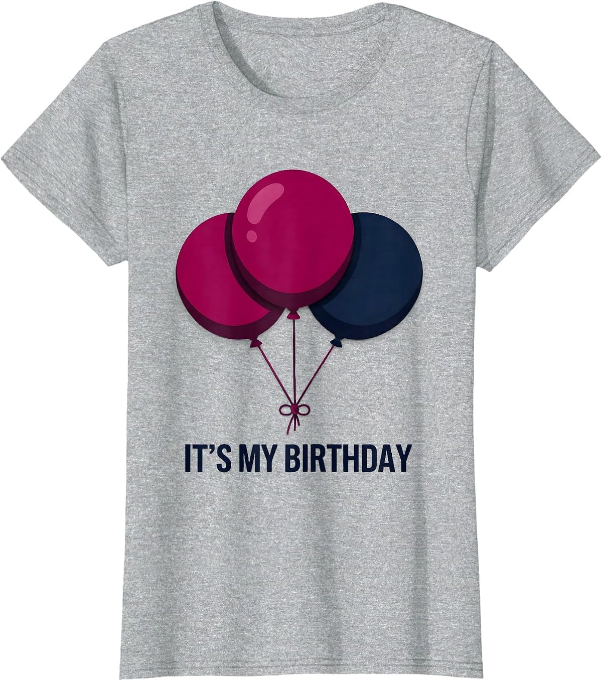 Women's It's My Birthday Family Matching Party Confetti Cake T-Shirt - Heather Grey