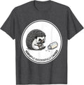 Men's Kerfuffle Successfully Caused Funny Hedgehog Animal Meme T-Shirt - Dark Heather Grey