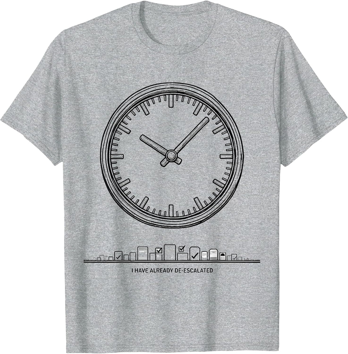 Men's I Have Already De-Escalated Funny Special Education Teacher T-Shirt - Heather Grey