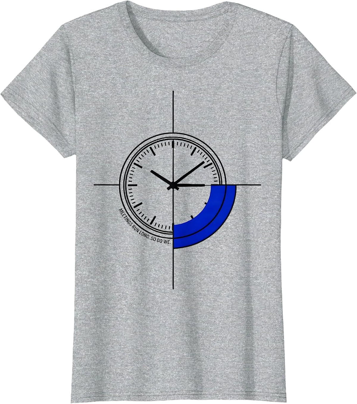 Meetings Run Long So Do We Swiss International SPED Teacher T-Shirt - Heather Grey