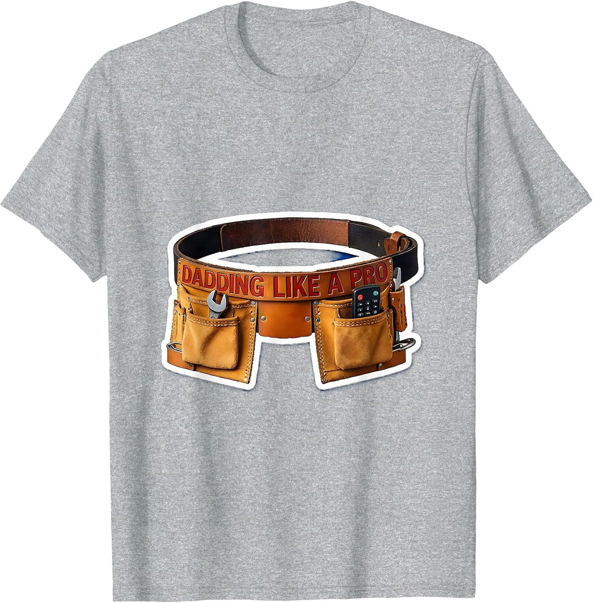 Men's Dadding Like a Pro Father Pride Design T-Shirt - Heather Grey