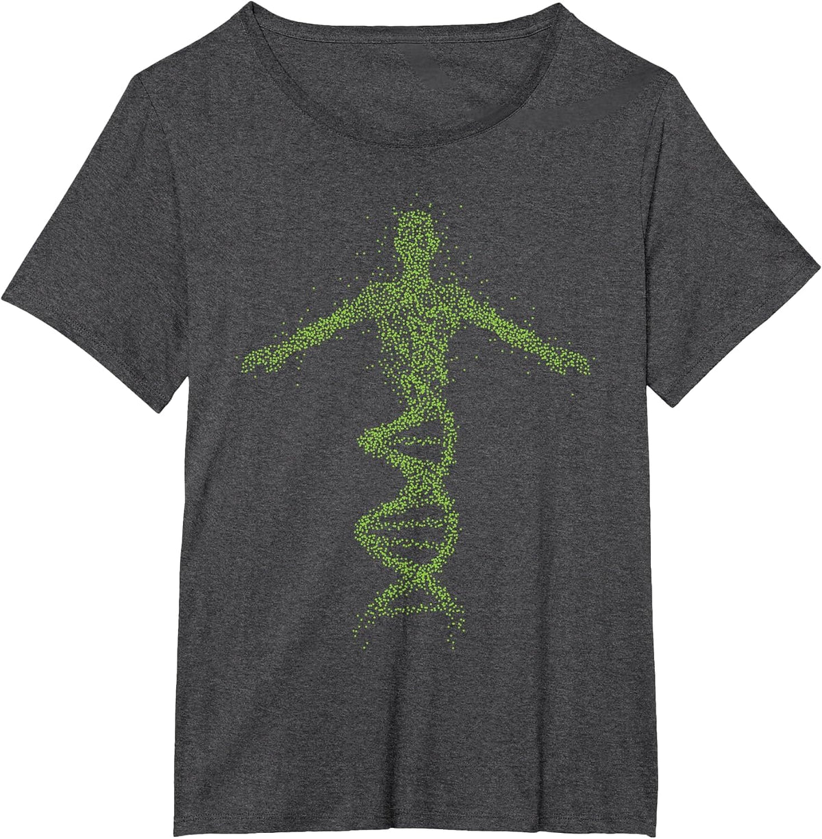 Human Genome Funny DNA Expert Science Biologist Lab Joke T-Shirt - Dark Heather Grey