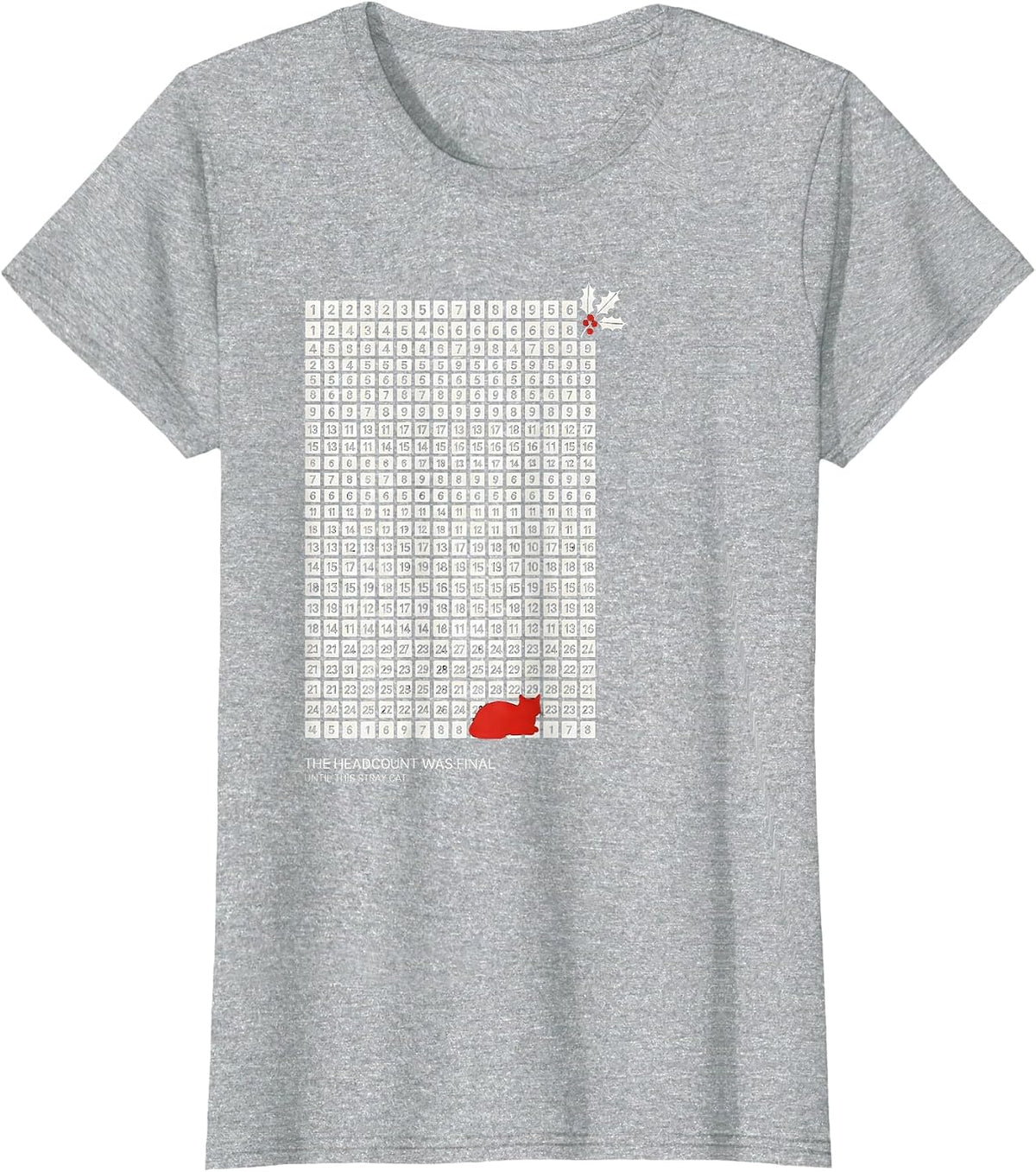 Women's The Headcount Was Final Until This Stray Cat Funny T-Shirt - Heather Grey